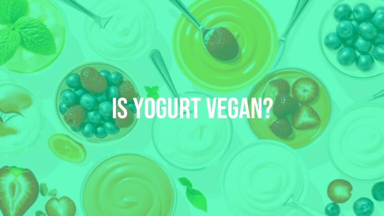 Is yogurt vegan?