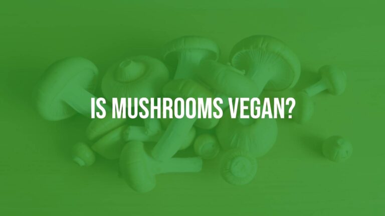 Is Mushrooms vegan?
