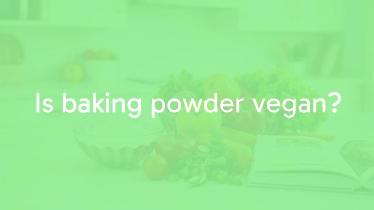 Is baking powder vegan?