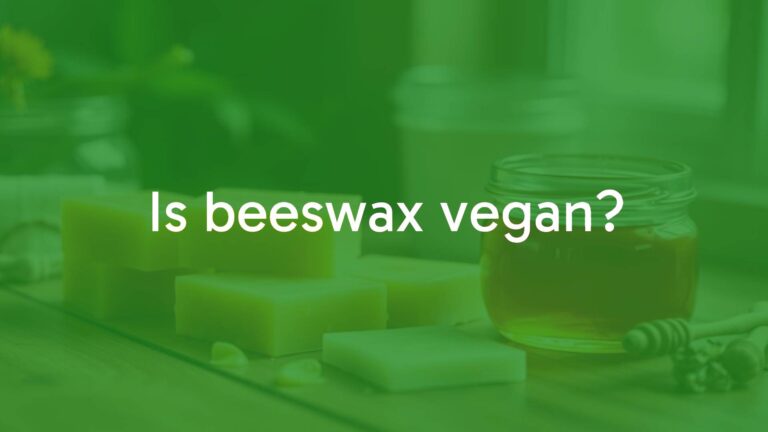 Is beeswax vegan?