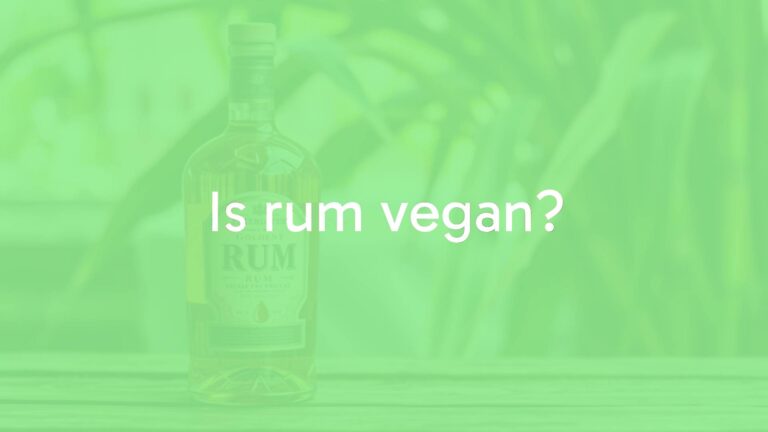 Is rum vegan?