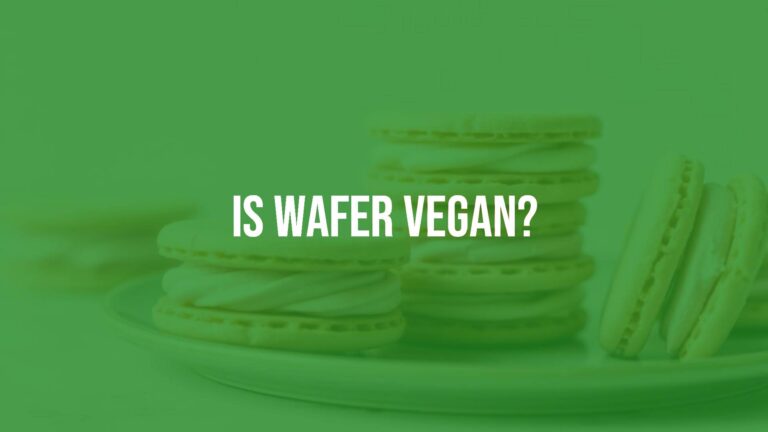 Is wafer vegan?
