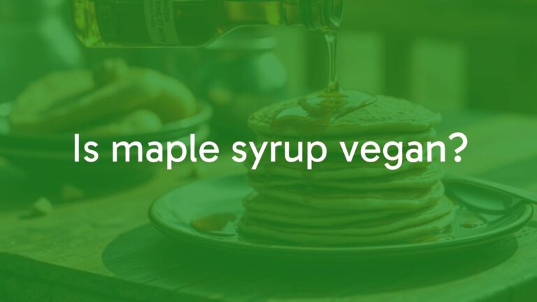 Is maple syrup vegan?