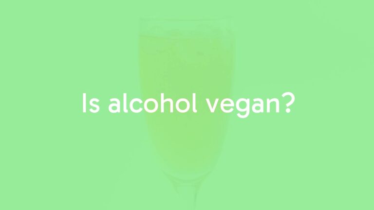 Is alcohol vegan?