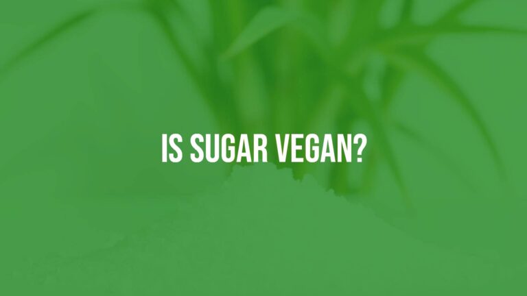 Is sugar vegan?