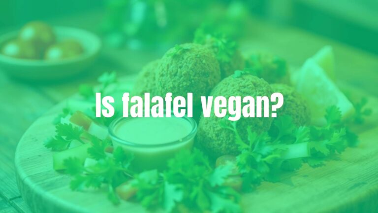 Is falafel vegan?