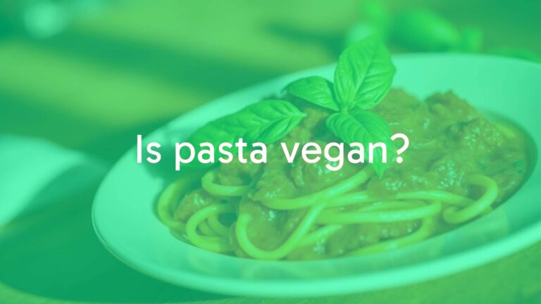 Is pasta vegan?