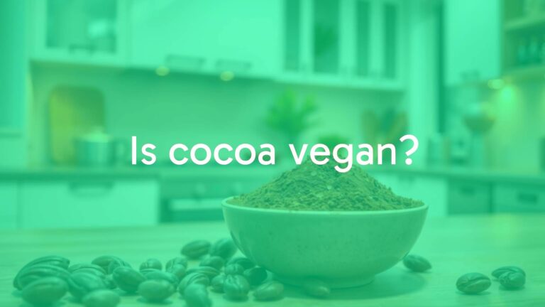 Is cocoa vegan?