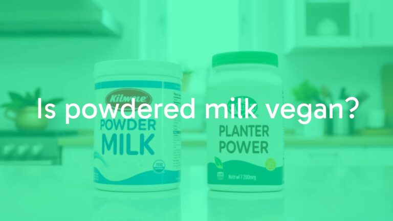 Is powdered milk vegan?