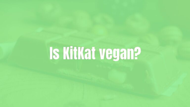 Is KitKat vegan?