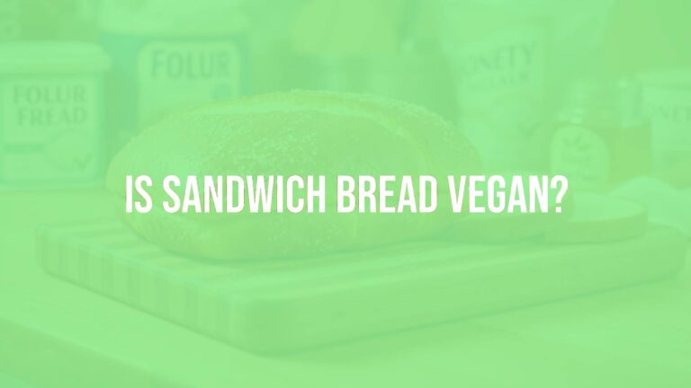 Is sandwich bread vegan?