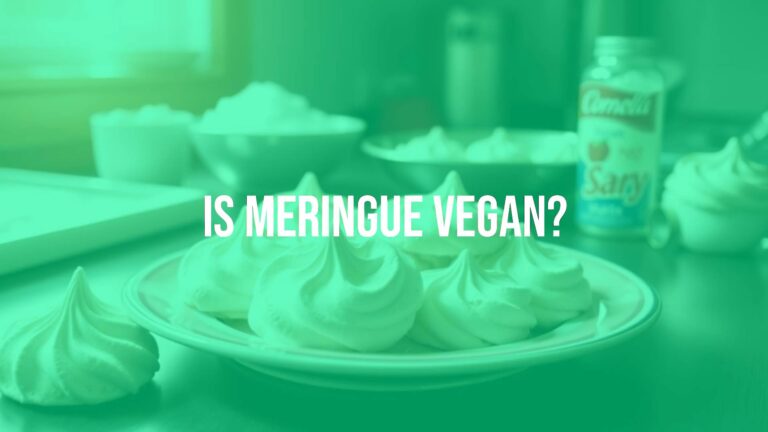 Is meringue vegan?