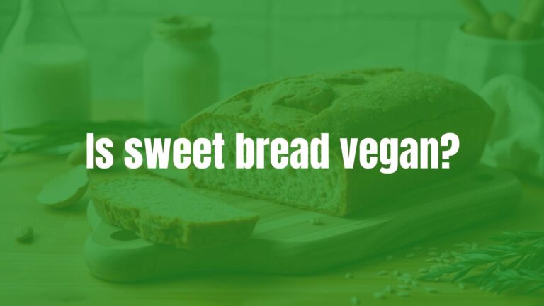 Is sweet bread vegan?