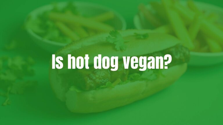 Is hot dog vegan?