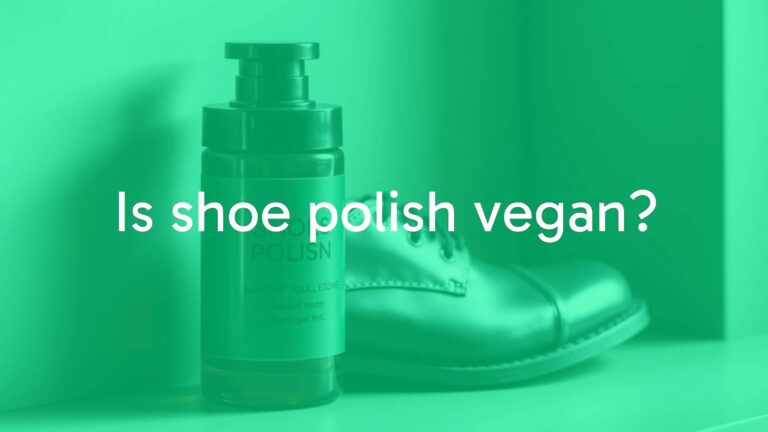 Is shoe polish vegan?