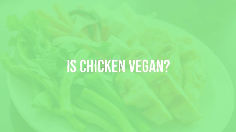 Is chicken vegan?