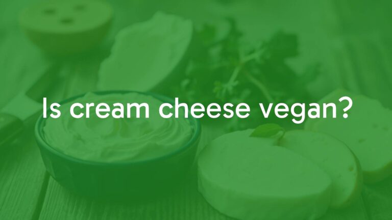 Is cream cheese vegan?