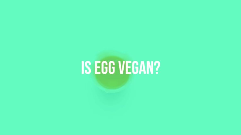Is egg vegan?